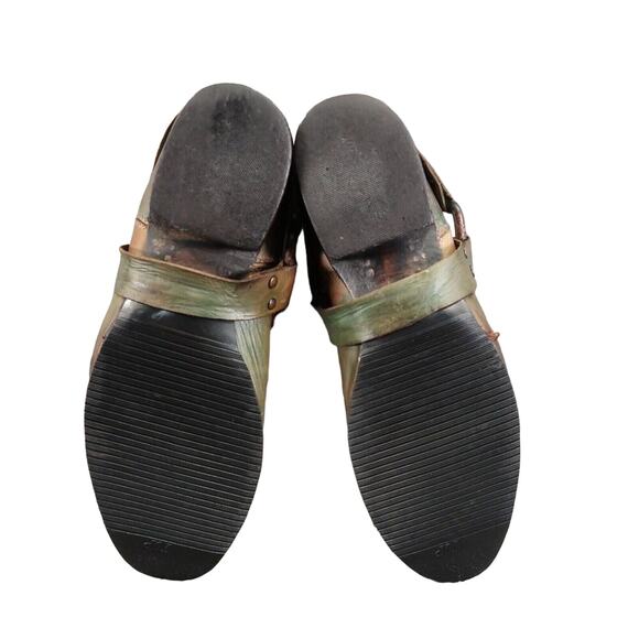 Freebird Boots Womens 10 Western Harness Zip Biker Distressed Leather FB-PLDIP - Picture 12 of 16